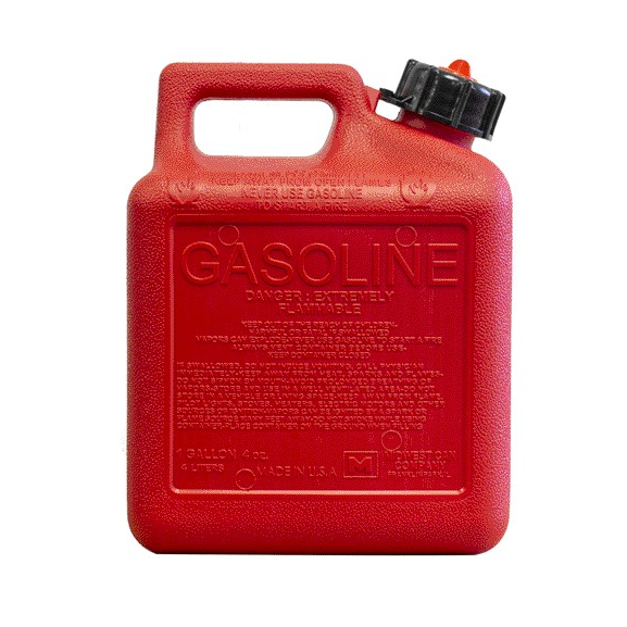Midwest Can Auto Shut-off Gasoline Can - 1, 2, and 5 Gallon Sizes