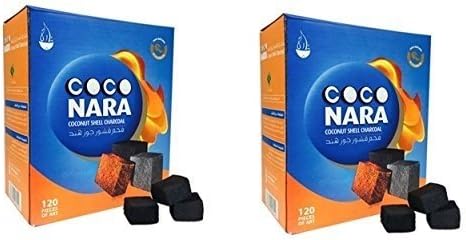 Coco Nara – Premium Coconut Shell Charcoal (120 pcs)| 2Box