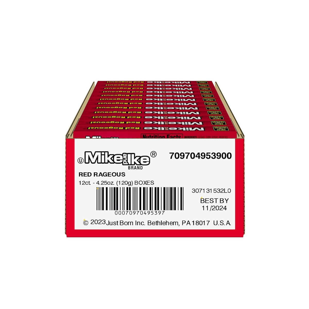 Mike and Ike Red Rageous – 10 Flavors – 5oz (12 Pack)