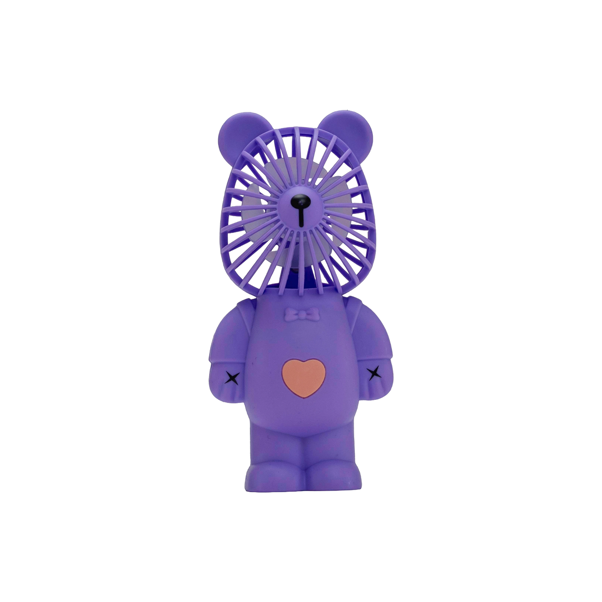 KidsBoom™ Cute Bear Fan-8pcs (3g Each) | Cool + Cute