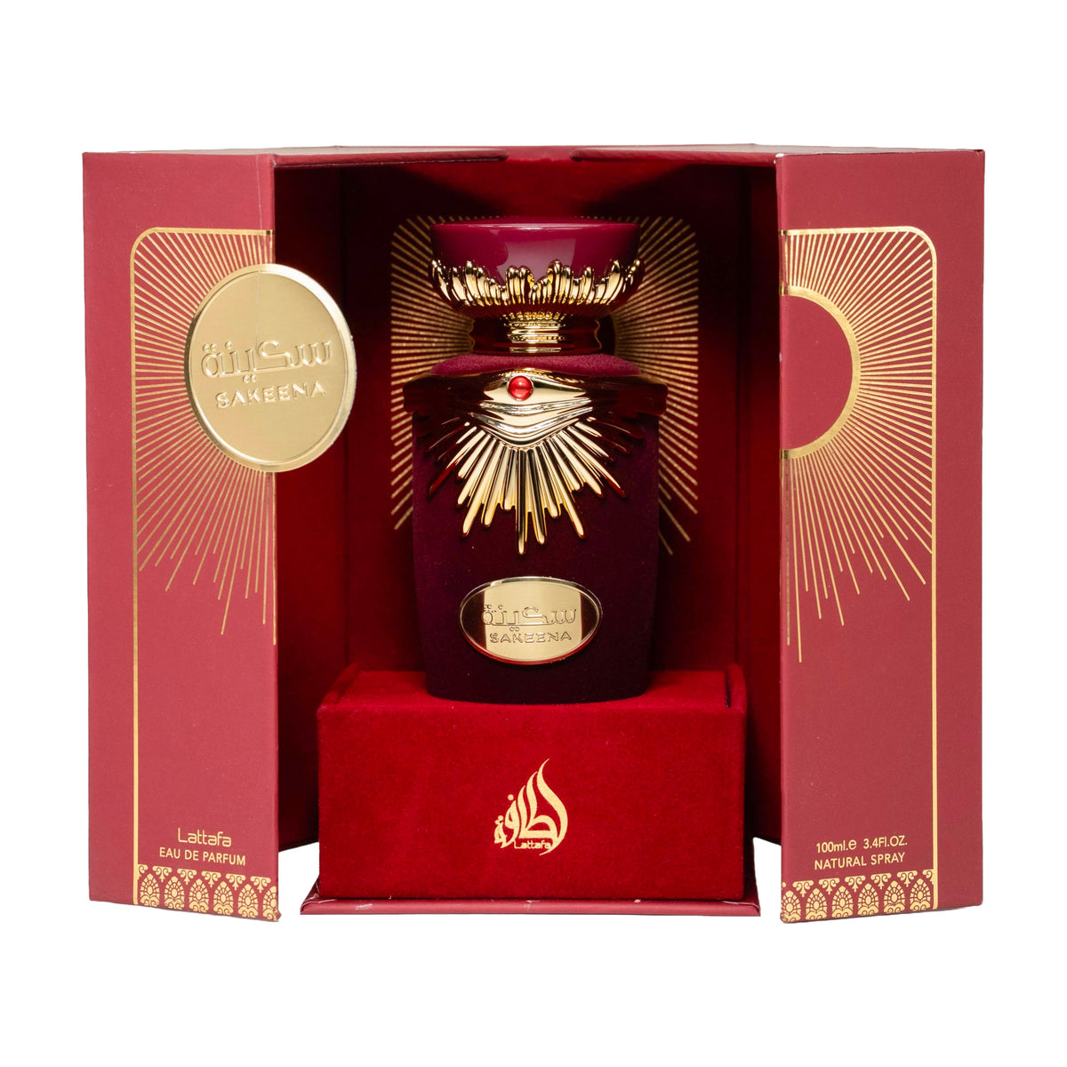 Lattafa Sakeena Eau de Parfum 100ML – Sweet Fruity Rose Vanilla Unisex Fragrance