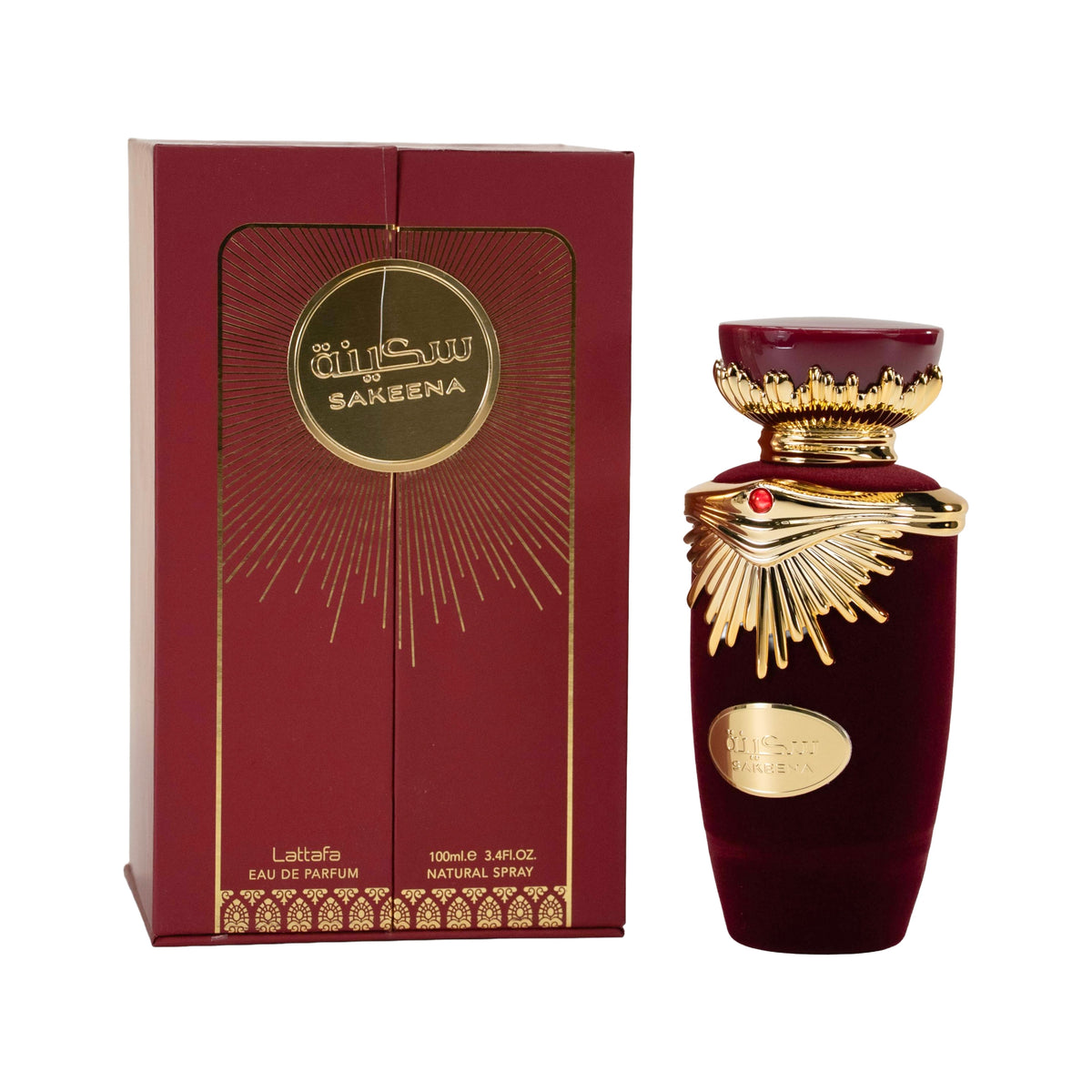 Lattafa Sakeena Eau de Parfum 100ML – Sweet Fruity Rose Vanilla Unisex Fragrance