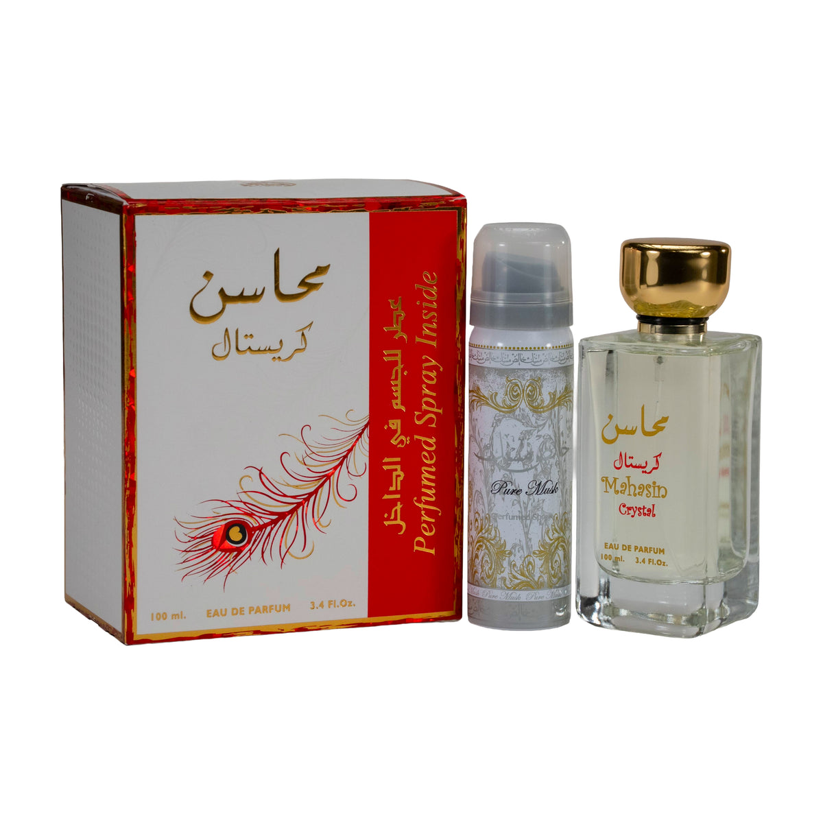 Mahasin Crystal by Lattafa Eau de Parfum 100ML
