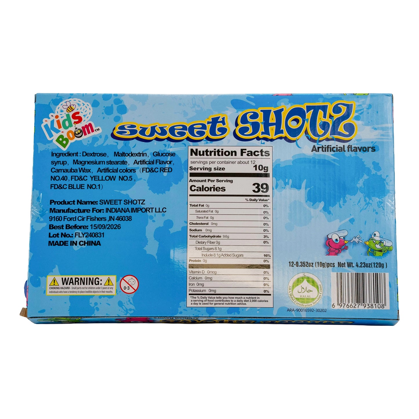 KidsBoom Sweet Shott - 12PCS (10g Each) | Sweet Adventure in Every Shot