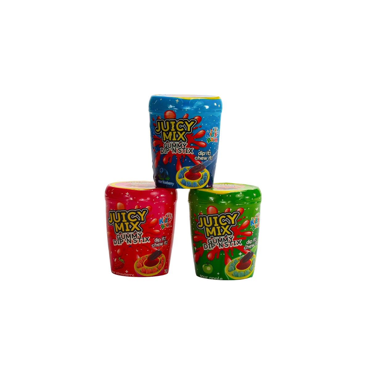 Kids Boom™ Juicy Mix - 9pcs (75g Each) | Mix, Taste, Smile