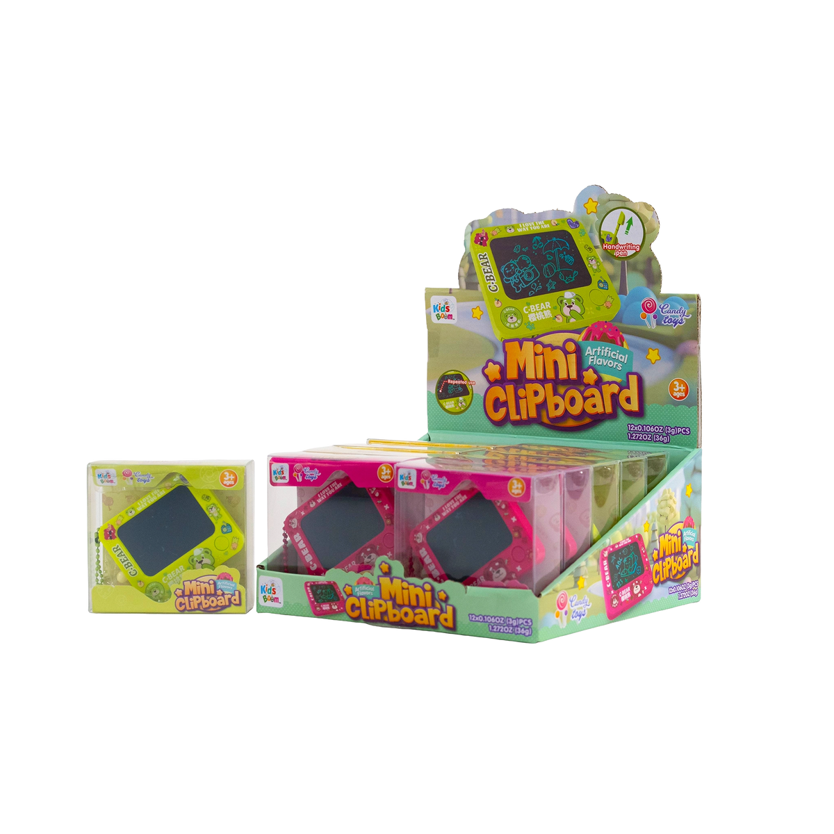 KidsBoom™Mini Clipboard - 12pcs (3g Each) | Clip & Play