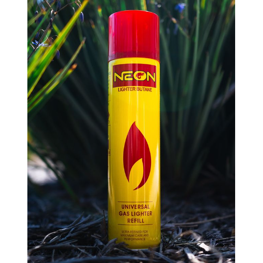 Neon Universal Butane Gas Lighter Refill , Ultra Refined (Yellow)