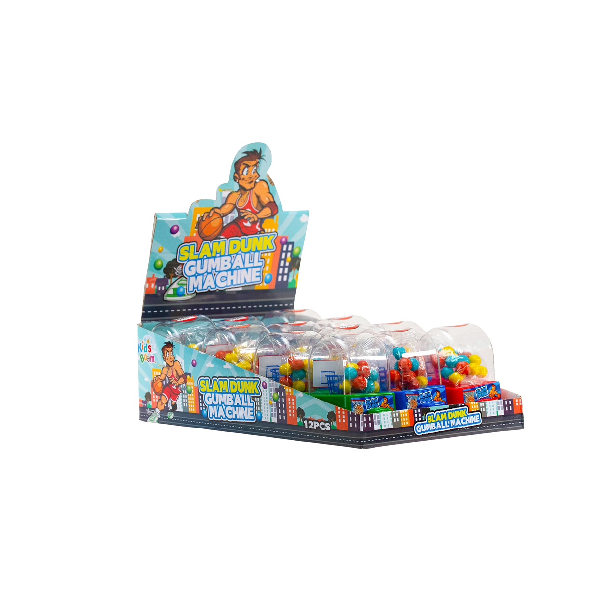 KidsBoom™ Slam Dunk - 12PCS (19g Each ) | Jump & Score