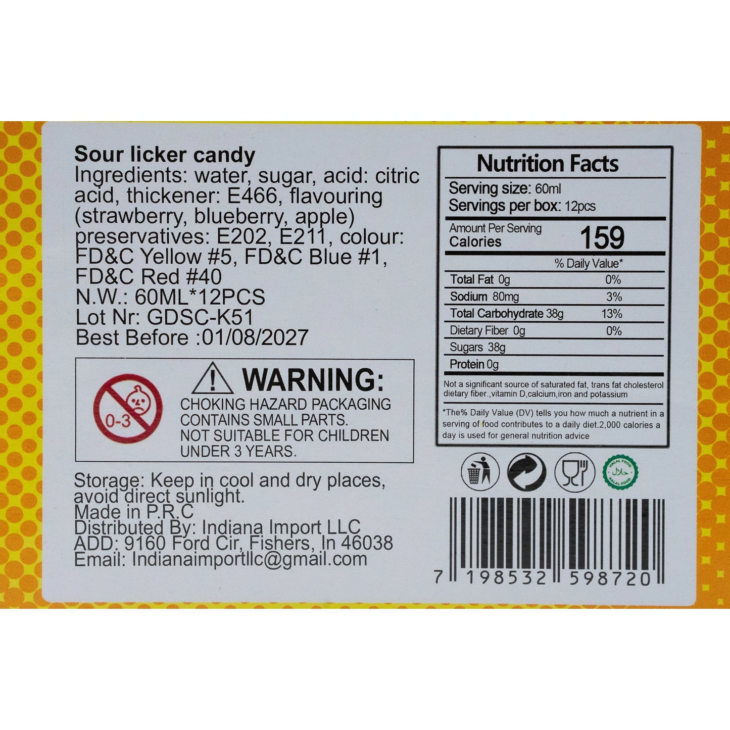 KidsBoom™ Sour Licker Candy - 12PCS (60ML Each) | Zingy Sweet Fun