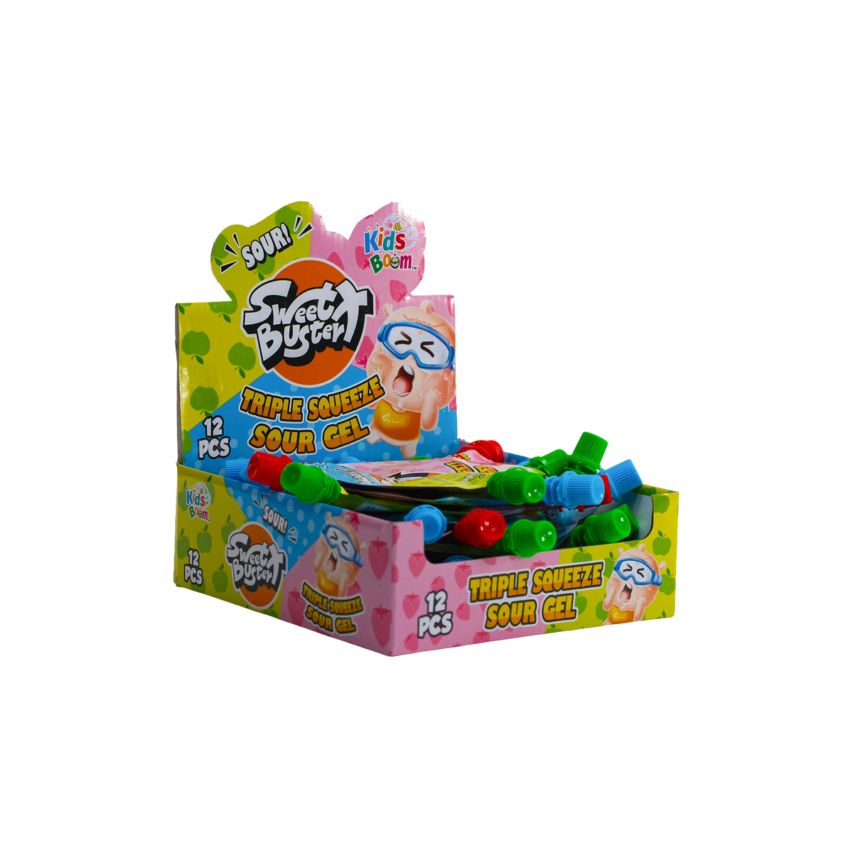 KidsBoom™ Sweet Bustert - 12PCS (45g Each) | Unwrap, Pop, Enjoy the Fun