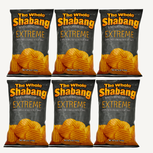 The Whole Shabang® Extreme Chips 6 oz Bags – 6 Pack Bold Savory Snack Chips