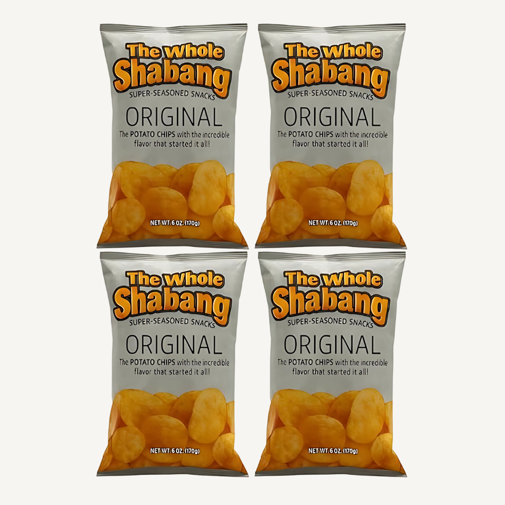 The Whole Shabang® Original Chips 6 oz Bags – 4 Pack Bold Savory Snack Chips