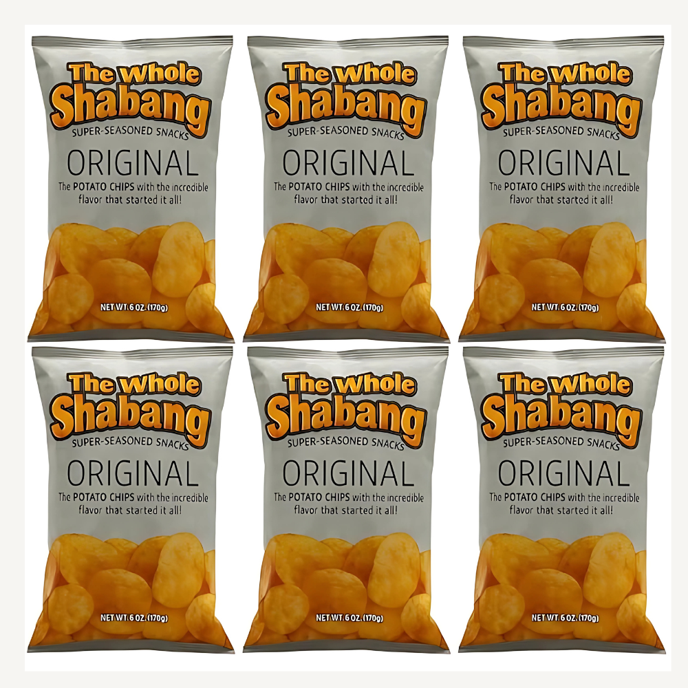 The Whole Shabang® Original Chips 6 oz Bags – 6 Pack Bold Savory Snack Chips