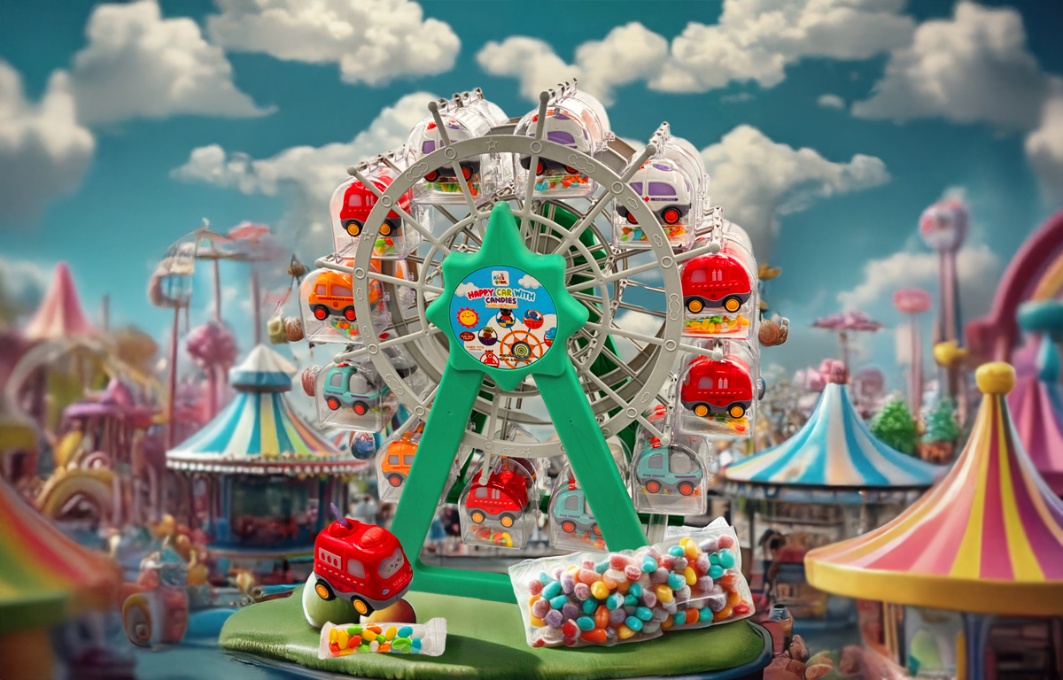 Happy Cars Roller coaster candy - 24 Count