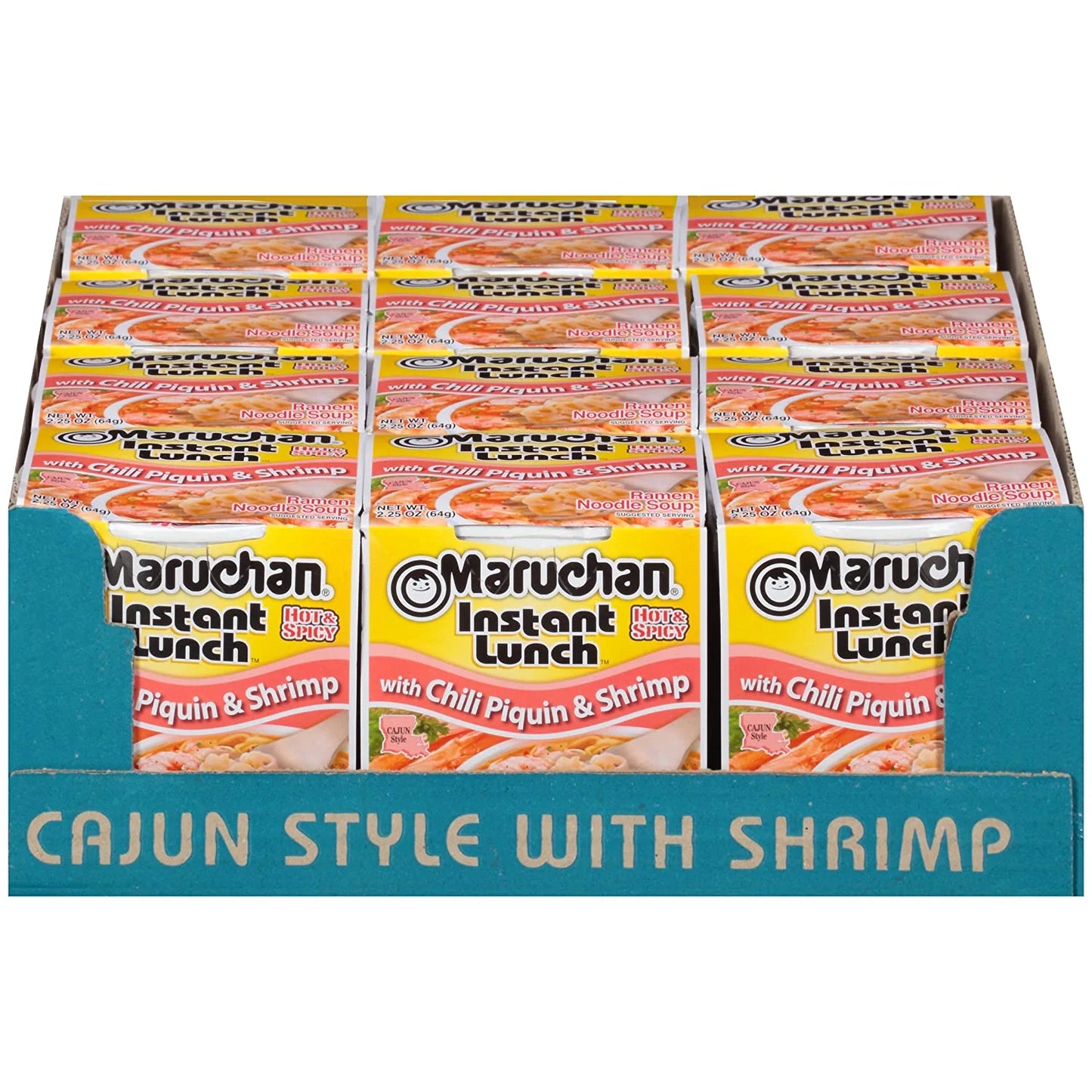 Maruchan Instant Lunch – Chili Piquin & Shrimp Flavor (2.25 oz, 12-Pack)
