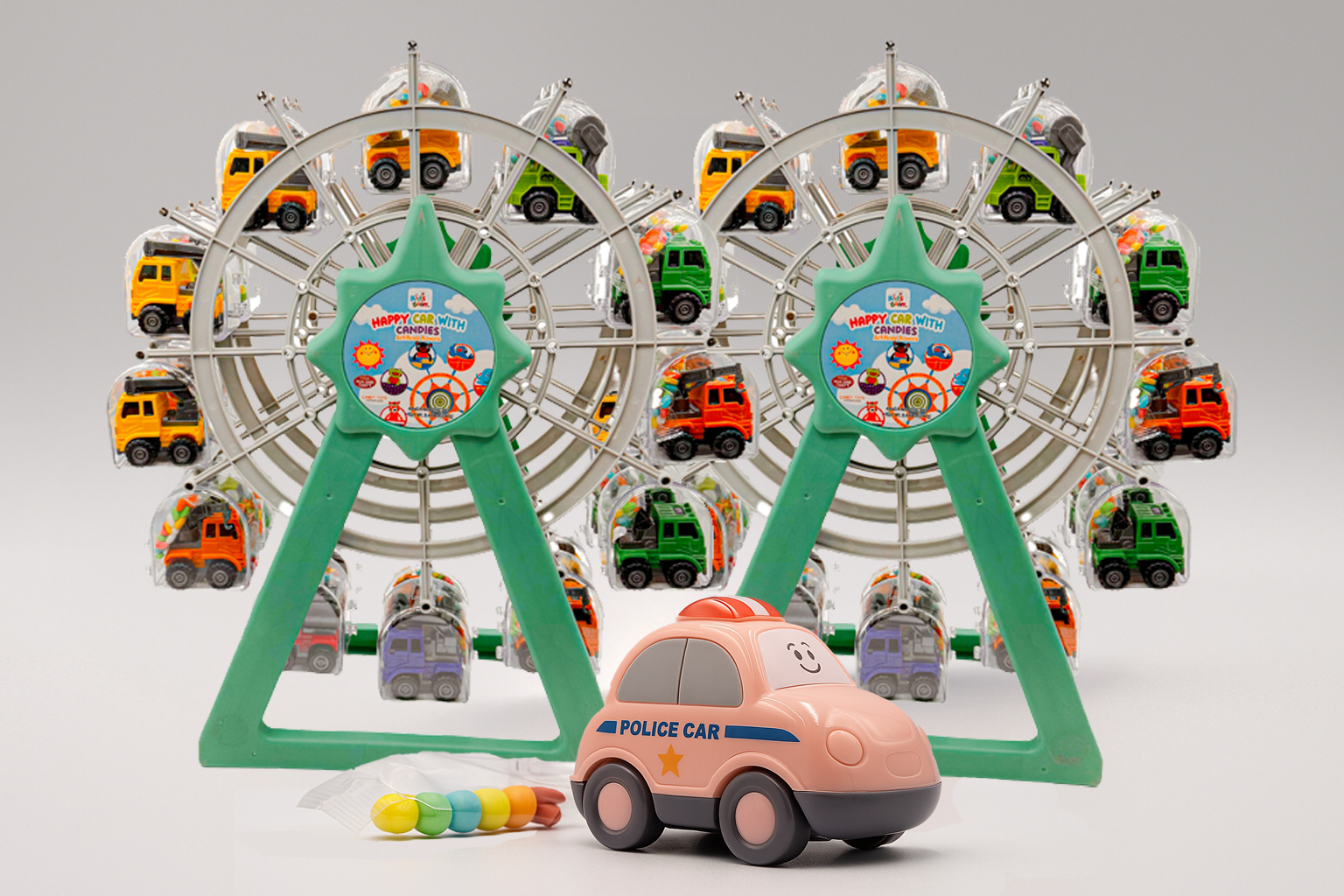 Happy Cars Roller coaster candy - 24 Count