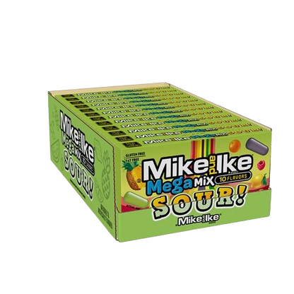 Mike and Ike Chewy Candies – Theater Box (4.25 oz) – Gluten-Free, Fat-Free – Assorted Fruity Flavors