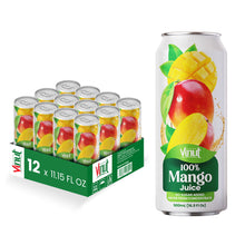 Vinut 100% Mango Juice – Pack of 12 Cans (11.15 fl oz)