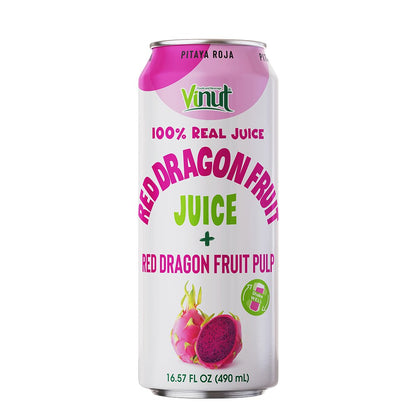 VINUT Real Juice with pulp (no sugar added) — 12 Pack