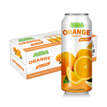 AZRA Orange Juice – 12 × 500 ml Cans (6 L Total)