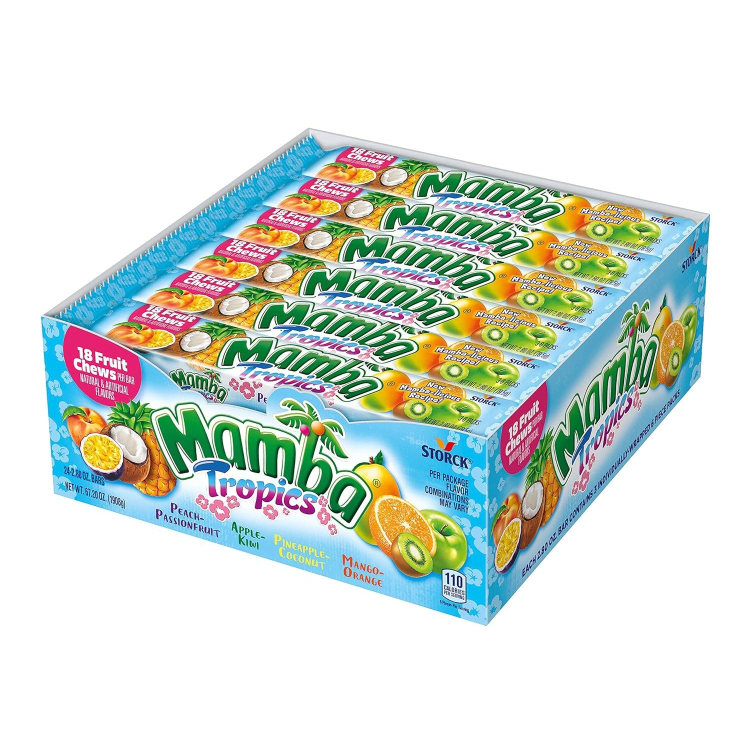 Mamba Fruit Chew Candy – 6 Packs (24 Count)