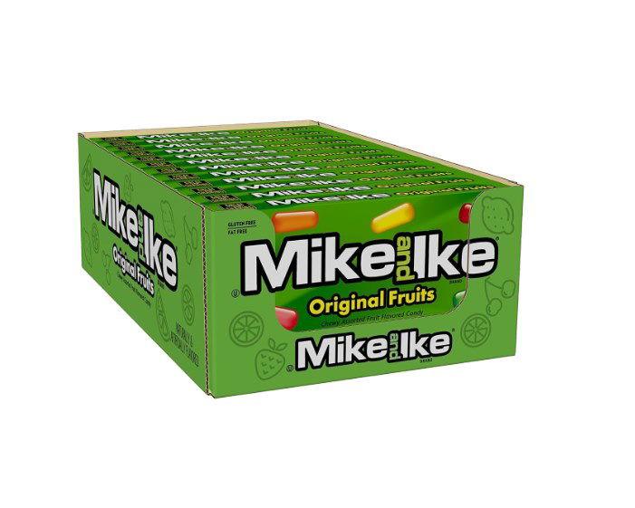 Mike and Ike Chewy Candies – Theater Box (4.25 oz) – Gluten-Free, Fat-Free – Assorted Fruity Flavors