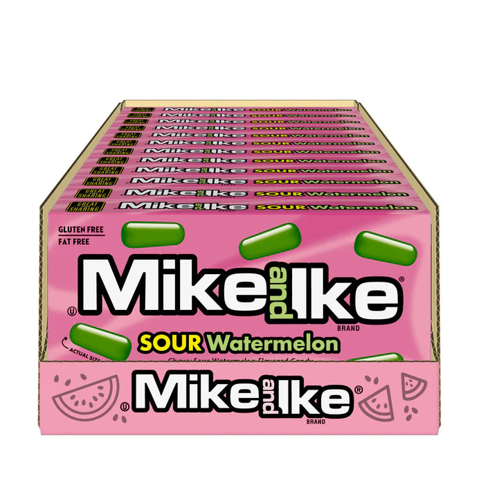 Mike and Ike Chewy Candies – Theater Box (4.25 oz) – Gluten-Free, Fat-Free – Assorted Fruity Flavors