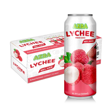 AZRA Lychee Juice – 12 × 500 ml Cans (6 L Total)