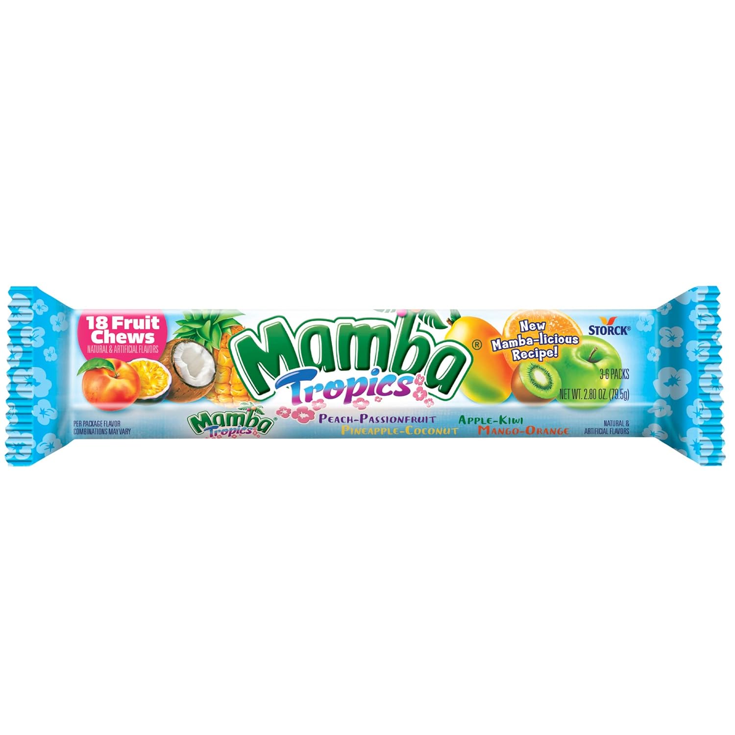 Mamba Fruit Chew Candy – 6 Packs (24 Count)