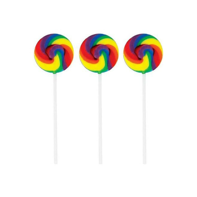 Kids Boom LookPops - Rainbow Jumbo Lollipops, Mixed Fruit, 30CT