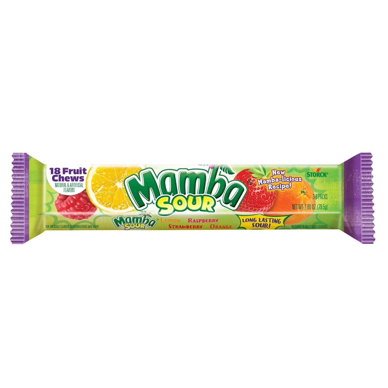 Mamba Fruit Chew Candy – 6 Packs (24 Count)