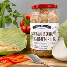 German Salad – 32 oz Glass Jars (3-Pack) | Traditional Old World Style