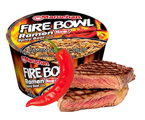 Maruchan Instant Bowl – Spicy Beef Flavor (3.1 oz, 6-Pack)