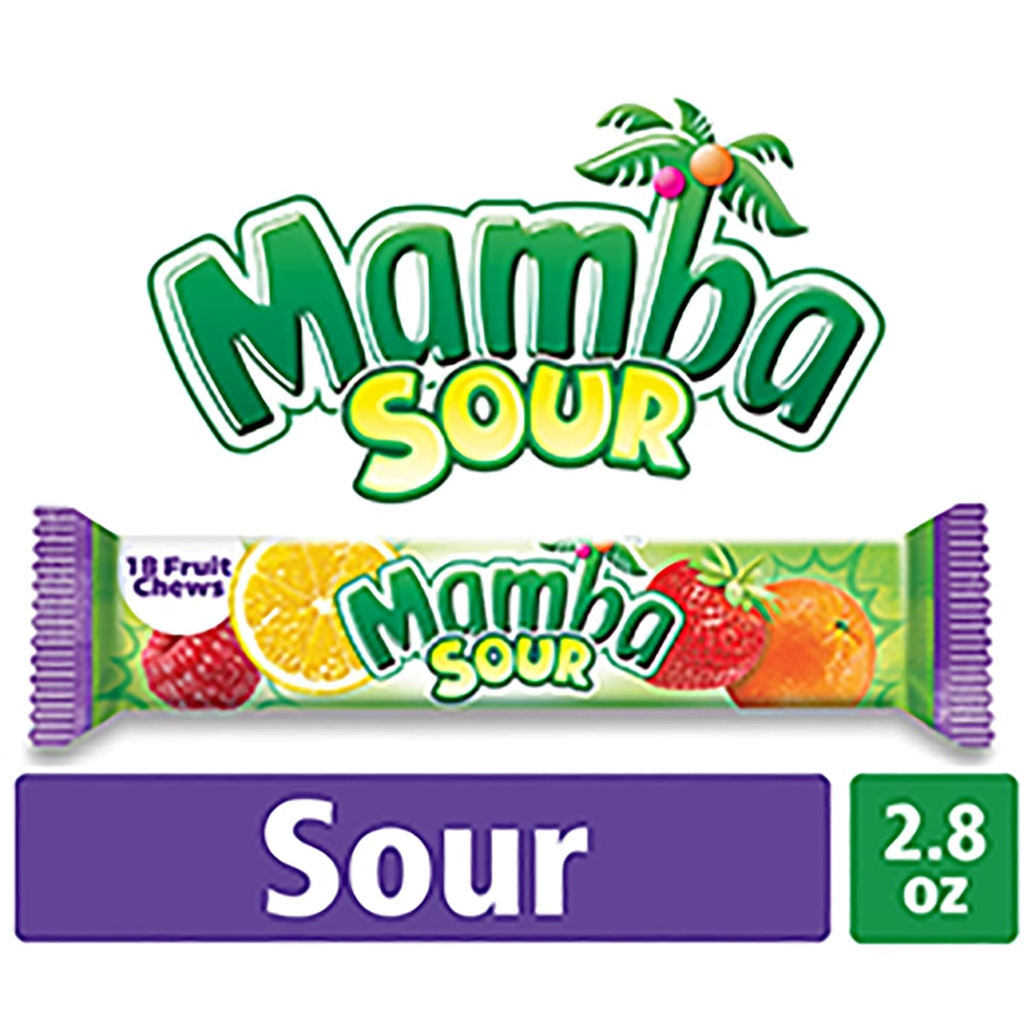 Mamba Fruit Chew Candy – 6 Packs (24 Count)