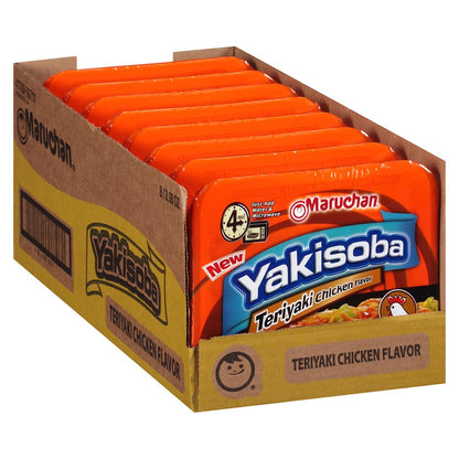 Maruchan Yakisoba – Teriyaki Chicken Flavor (4 oz, 8-Pack)