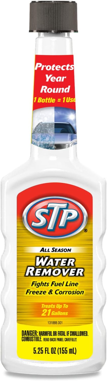 STP Water Remover, All Season Cleaner for Cars & Truck, Bottles, 5.25 Fl Oz