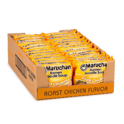 Maruchan Ramen Noodles Soup – Roast Chicken Flavor (3 oz, 24-Pack)