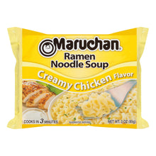 Maruchan Ramen Noodles Soup – Creamy Chicken Flavor (3 oz, 24-Pack)