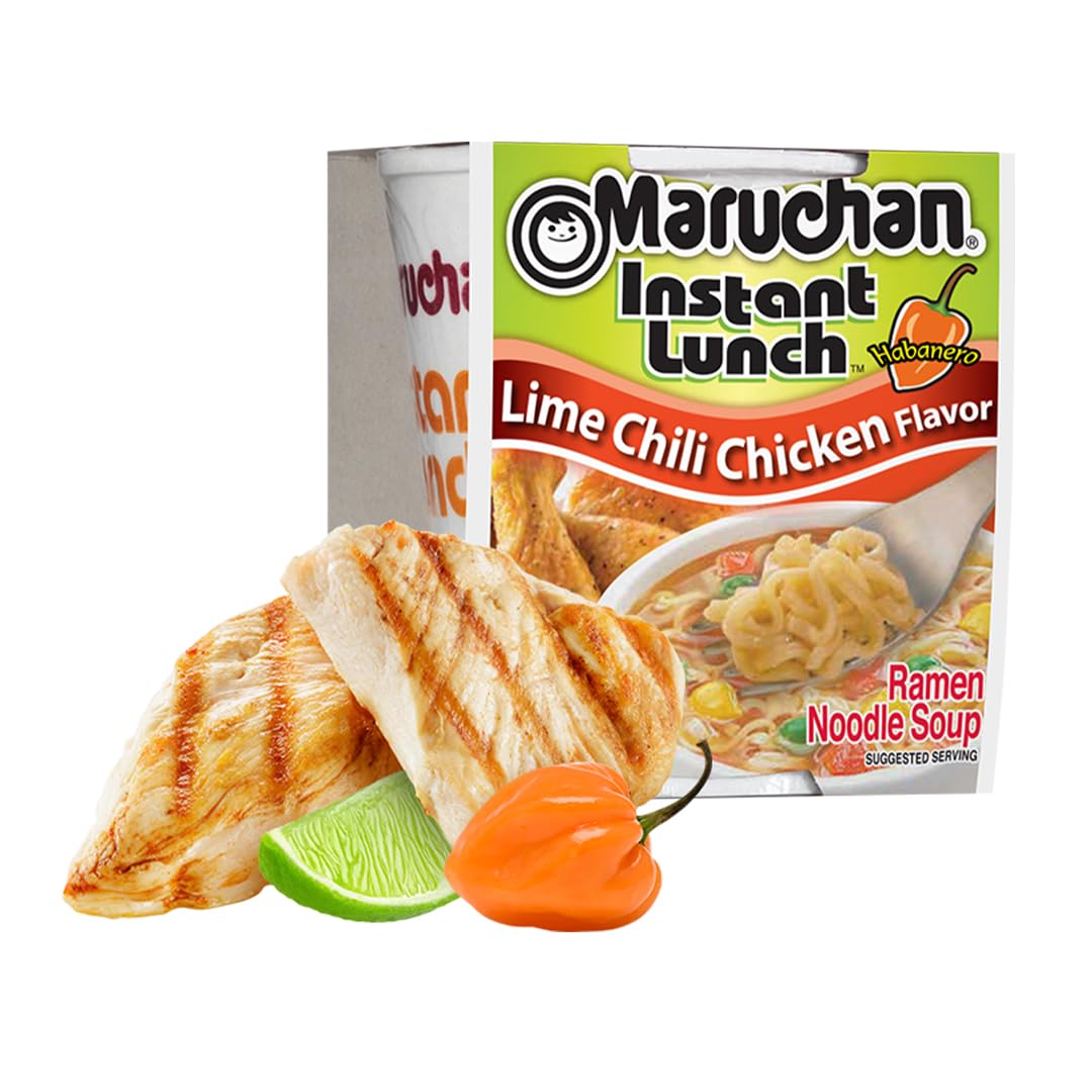 Maruchan Instant Lunch – Lime Chili Chicken Flavor (2.25 oz, 12-Pack)
