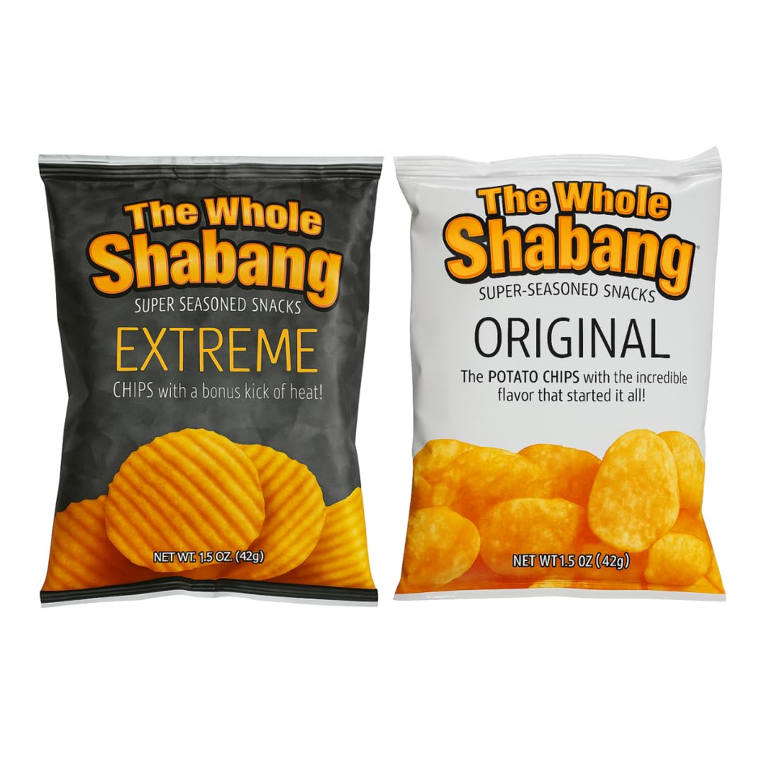 The Whole Shabang® Mix Pack Chips 1.5 oz Bags – 24 Count Variety Pack Bold Savory Snack Chips