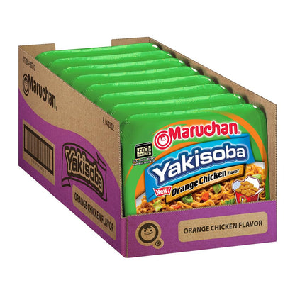 Maruchan Yakisoba – Orange Chicken Flavor (4 oz, 8-Pack)