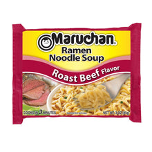 Maruchan Ramen Noodles Soup – Roast Beef Flavor (3 oz, 24-Pack)