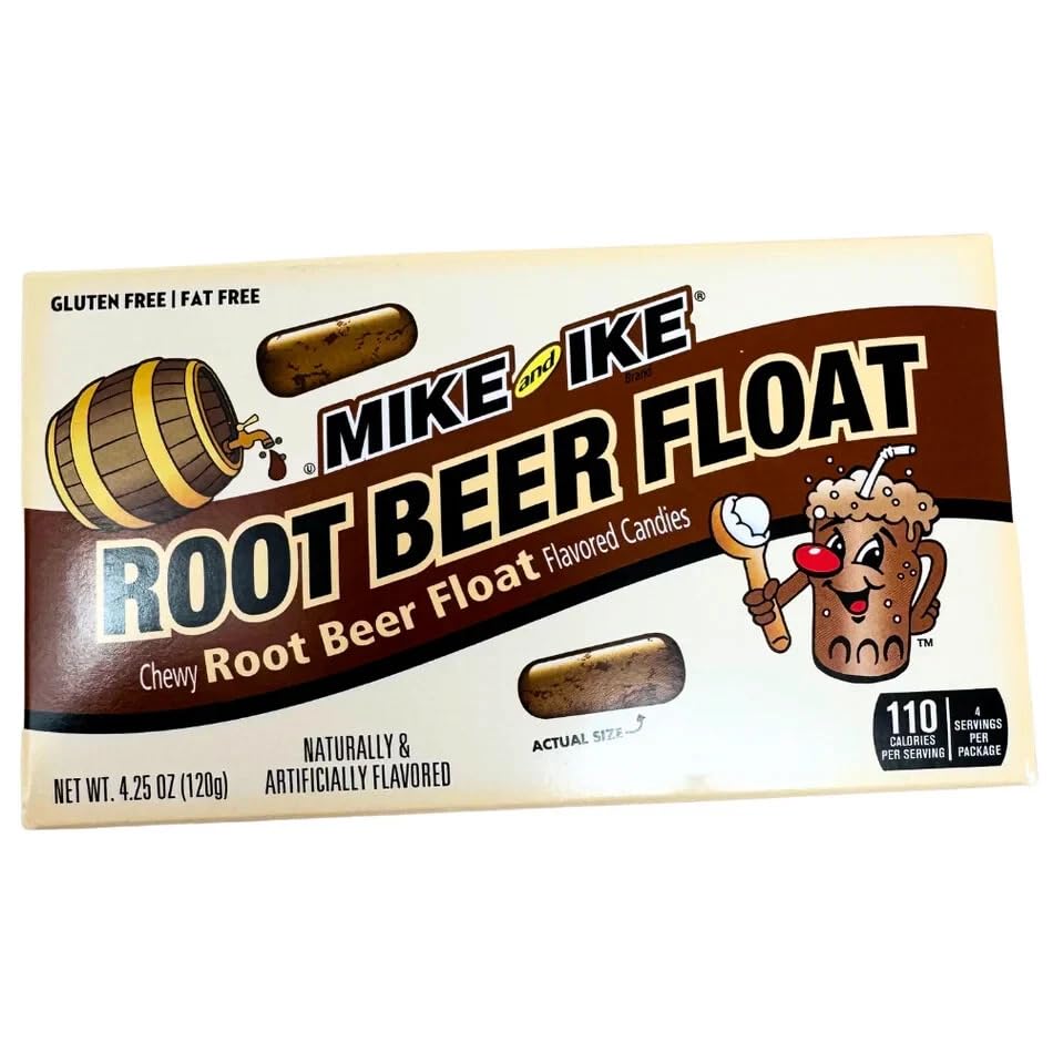 Root Beer Float Chewy Candy ,4.25oz - Pack of 12