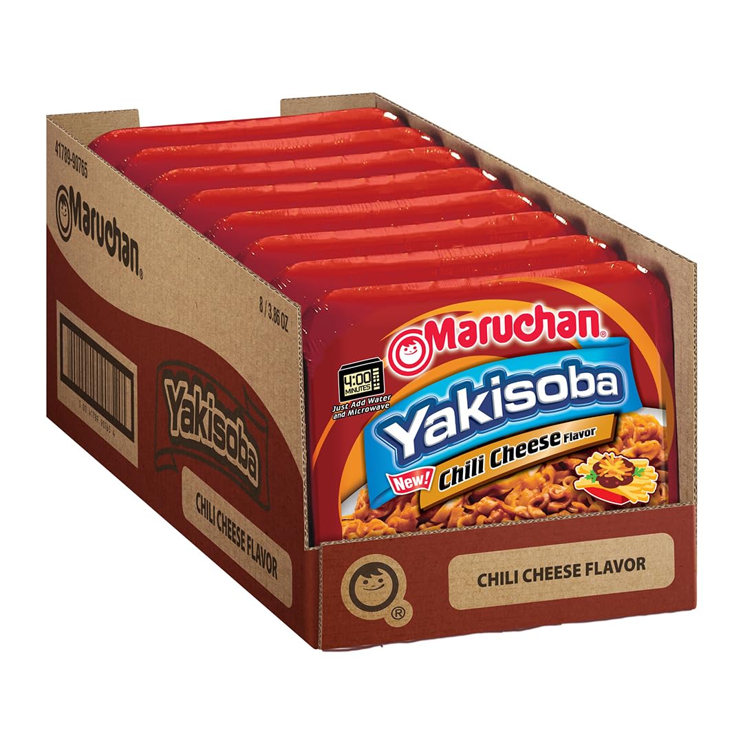 Maruchan Yakisoba – Chili Cheese Flavor (4 oz, 8-Pack)