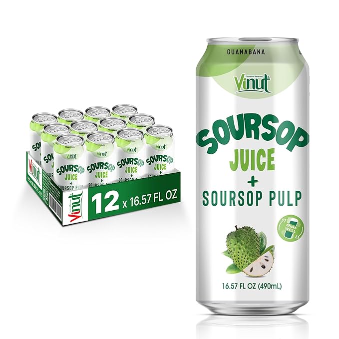 VINUT Real Juice with pulp (no sugar added) — 12 Pack