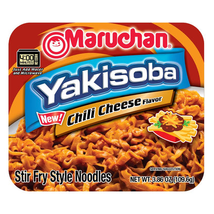 Maruchan Yakisoba – Chili Cheese Flavor (4 oz, 8-Pack)