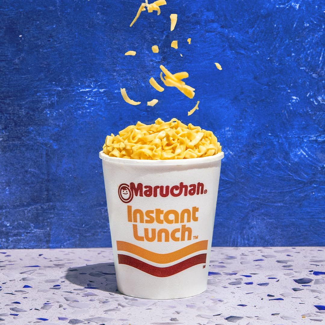 Maruchan Instant Lunch – Cheddar Cheese Flavor (2.25 oz, 12-Pack)