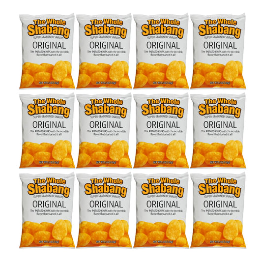 The Whole Shabang® Original Chips 1.5 oz Bags – 12 Count Bold Savory Snack Chips