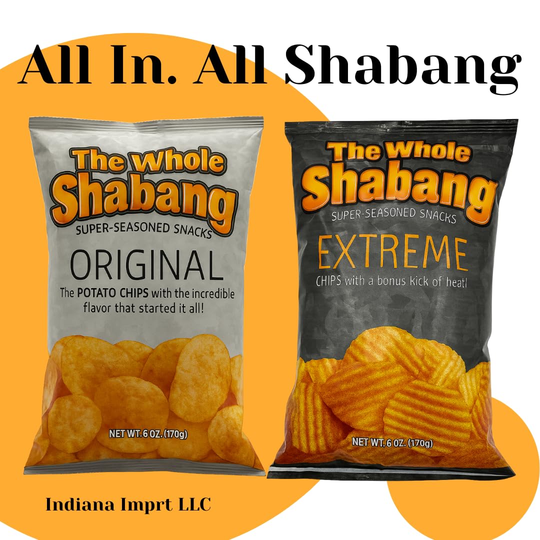 The Whole Shabang® Mix Pack Chips 6 oz Bags – 2 Pack Variety Snack Chips