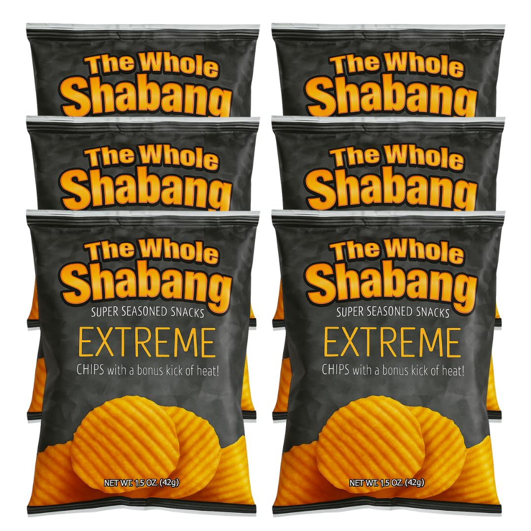 The Whole Shabang® Extreme Chips 1.5 oz Bags – 6 Count Bold Savory Snack Chips